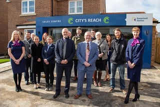 Keepmoat celebrates completion of flagship City’s Reach development