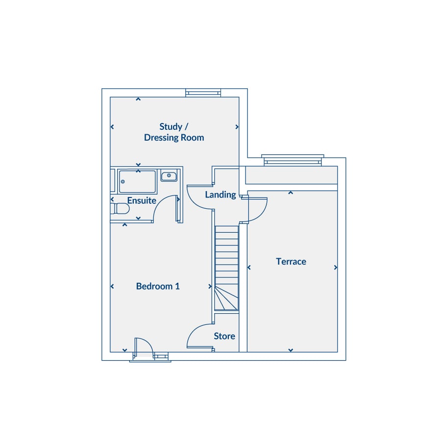 Second Floor Floorplan