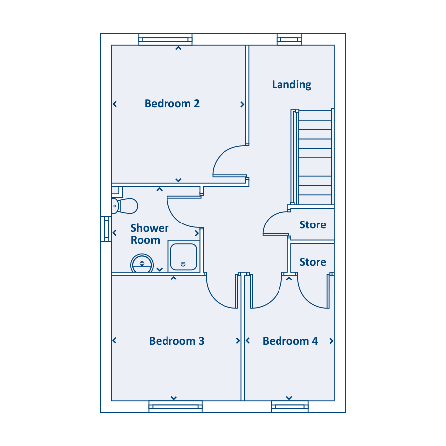 Second Floor Floorplan