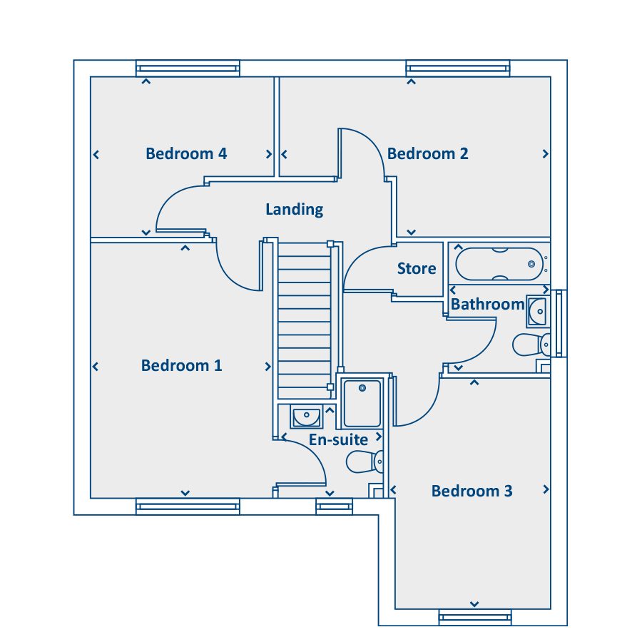 First Floor Floorplan