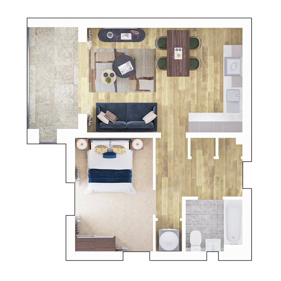Apartment Layout Floorplan