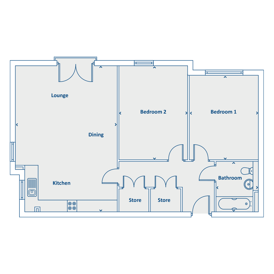 Apartment Layout Floorplan
