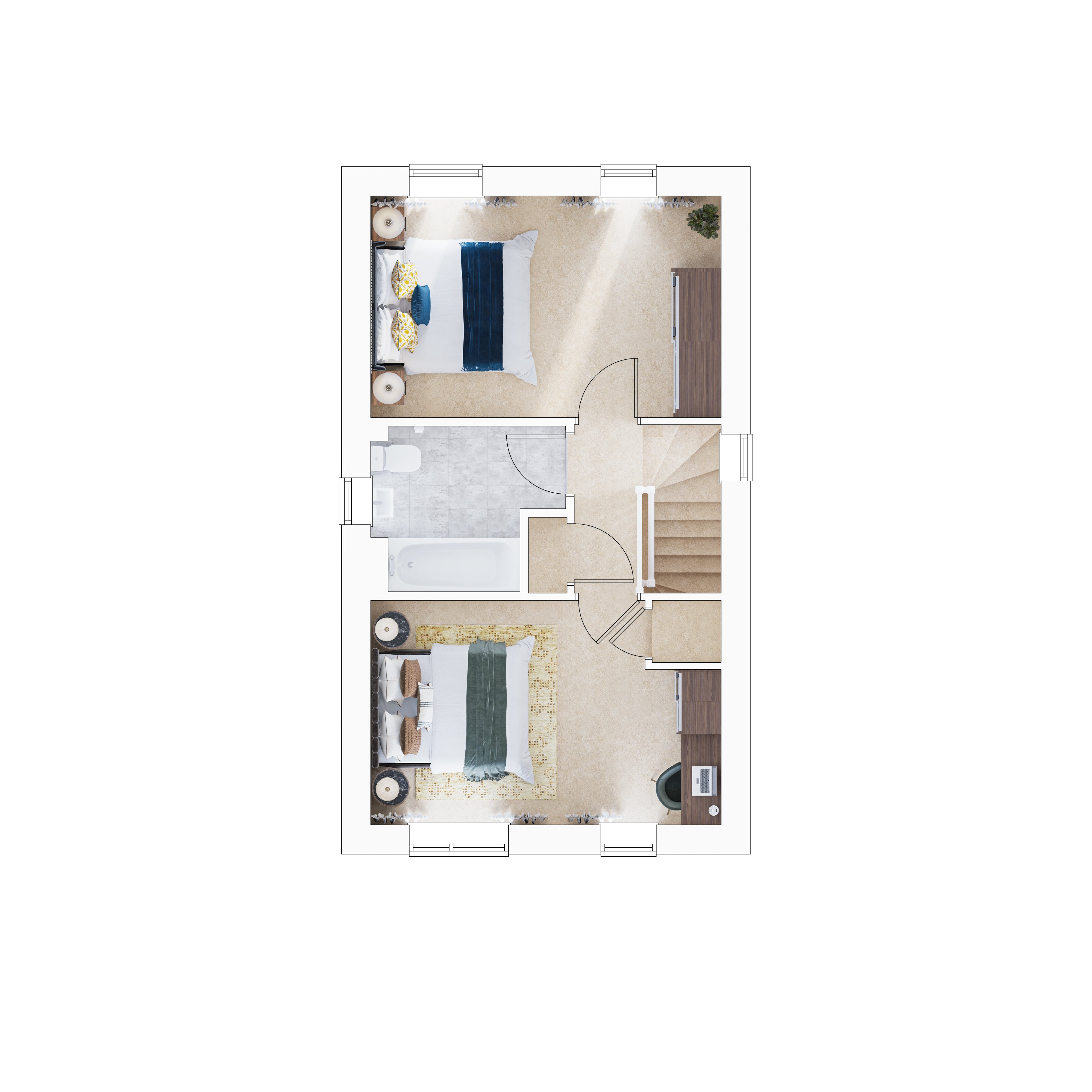 Second Floor Floorplan