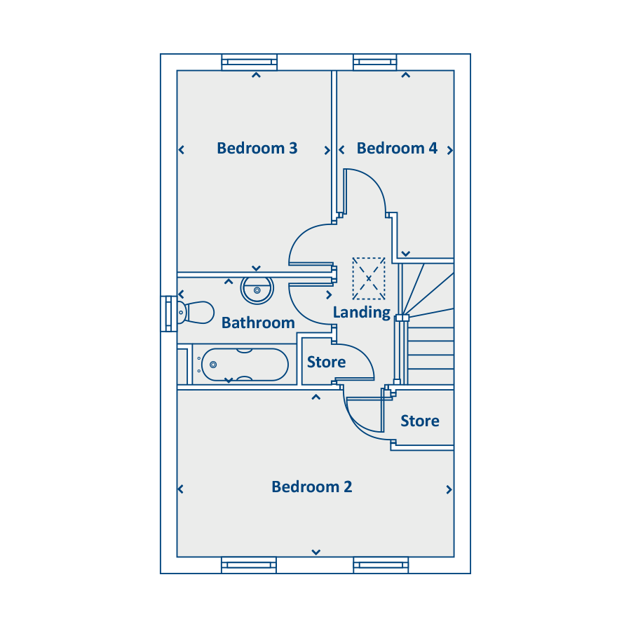 Second Floor Floorplan