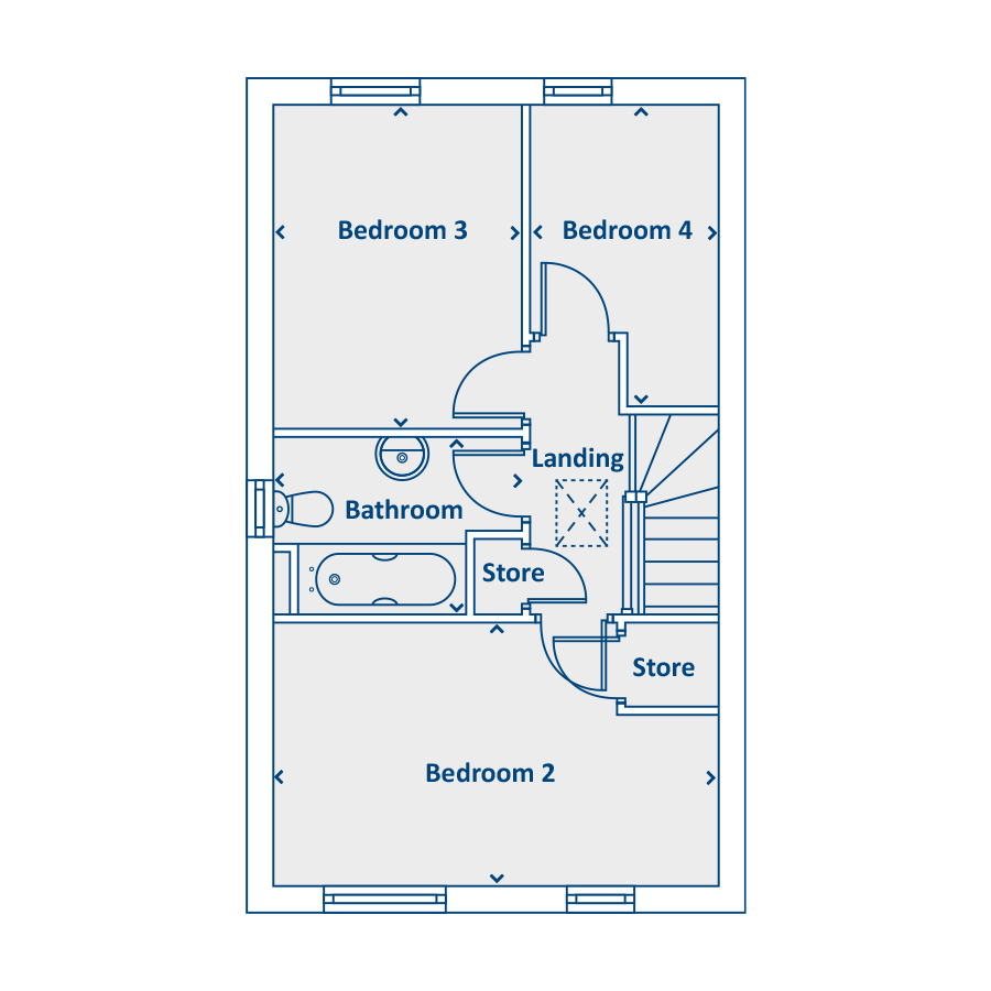 Second Floor Floorplan