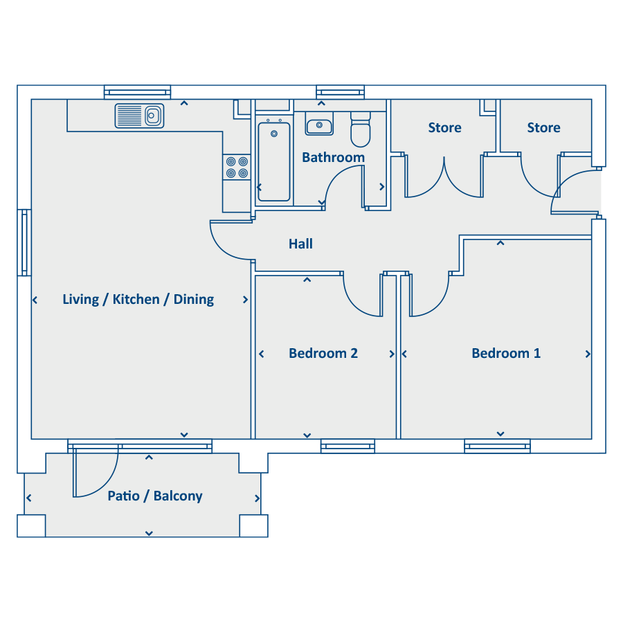 Apartment Layout Floorplan