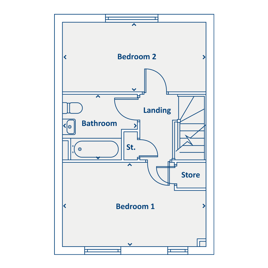 Second Floor Floorplan