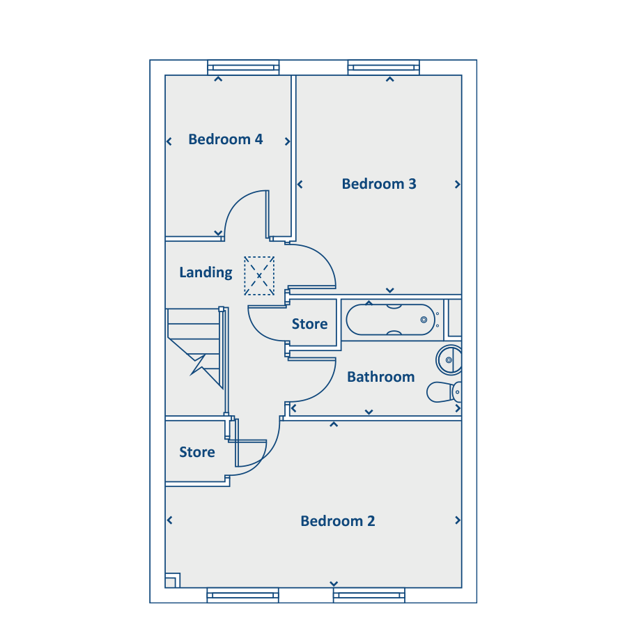 Second Floor Floorplan