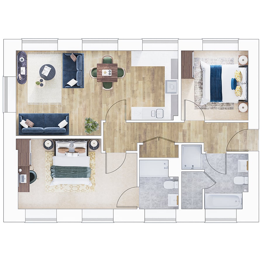Apartment Layout Floorplan