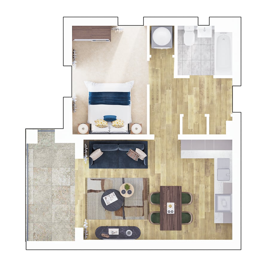 Apartment Layout Floorplan