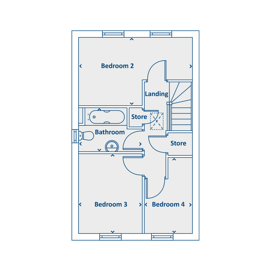 Second Floor Floorplan