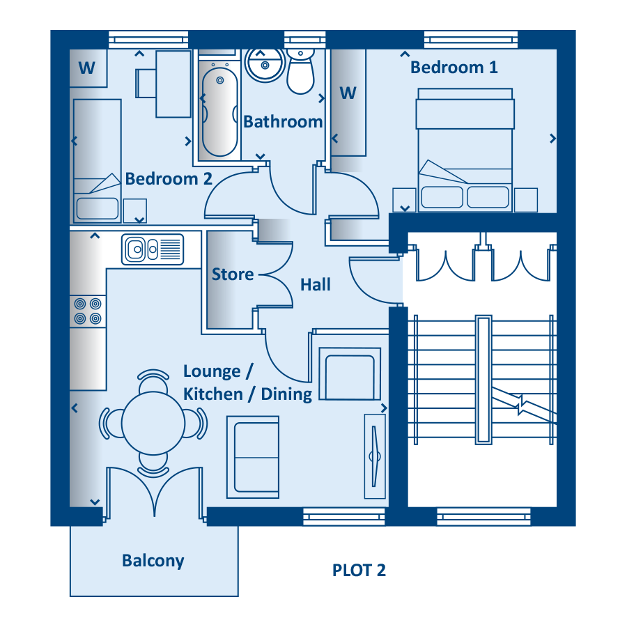 Second Floor Floorplan