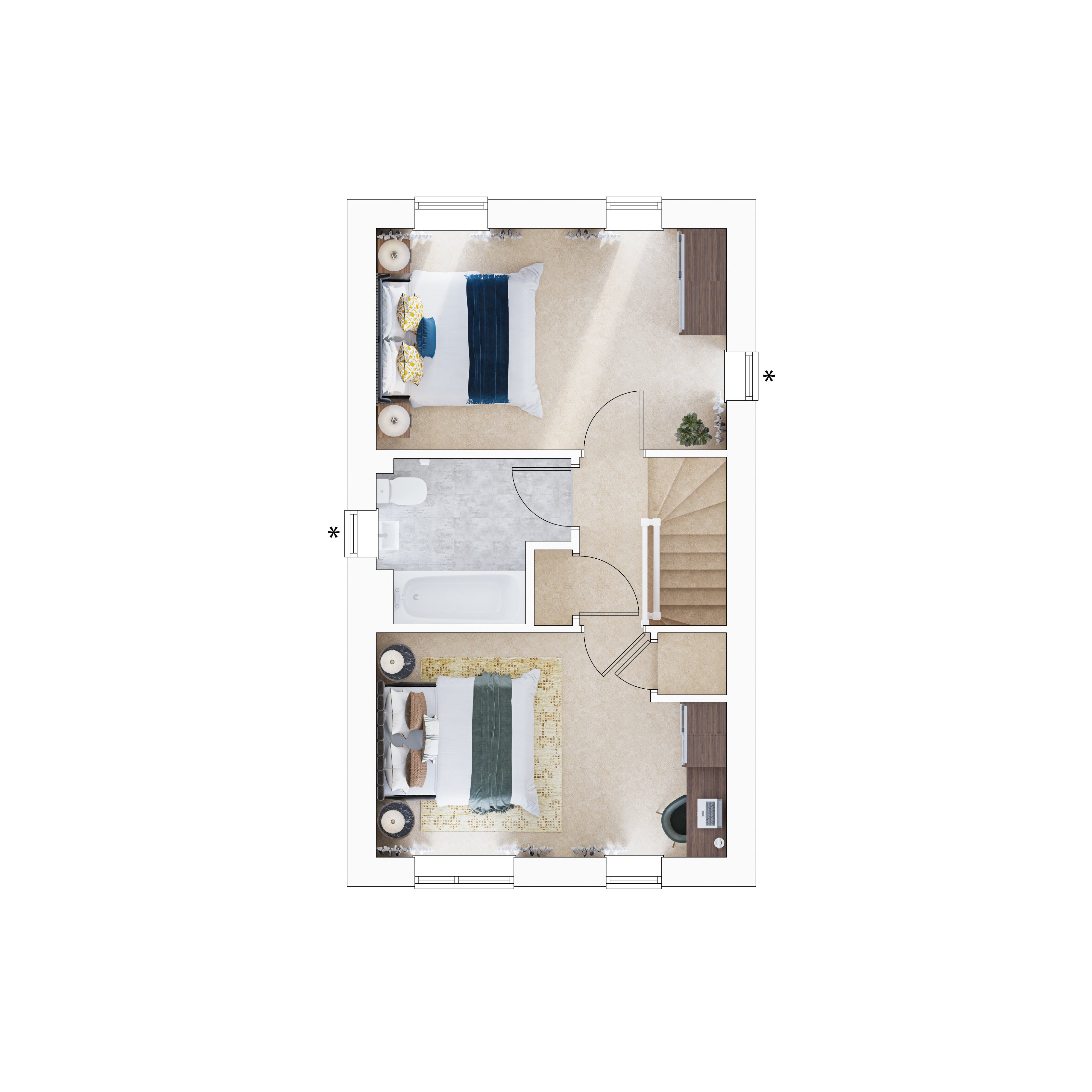 Second Floor Floorplan