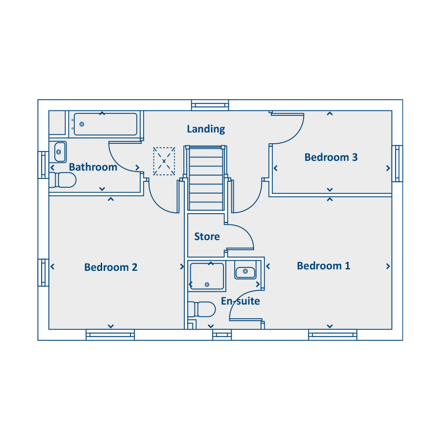 First Floor Floorplan