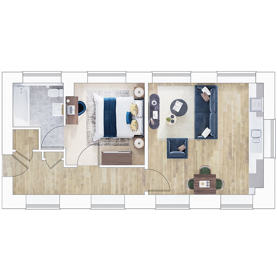Apartment Layout Floorplan