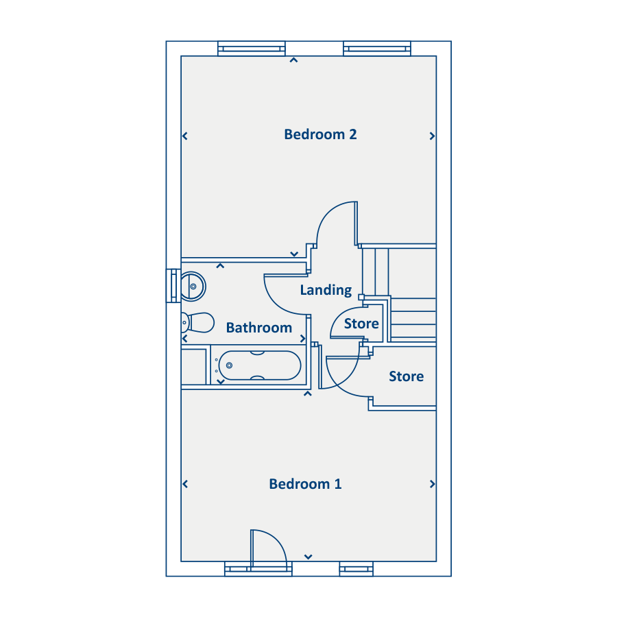 Second Floor Floorplan