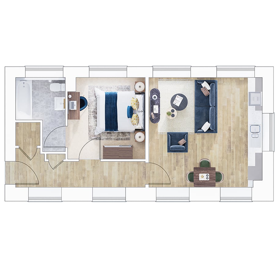 Apartment Layout Floorplan
