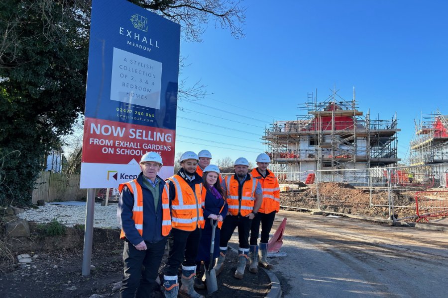 National housebuilder starts on site to deliver 95 new homes near Coventry