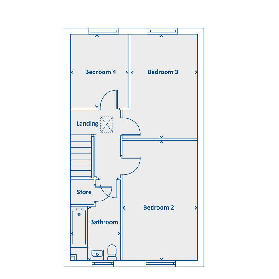 Second Floor Floorplan