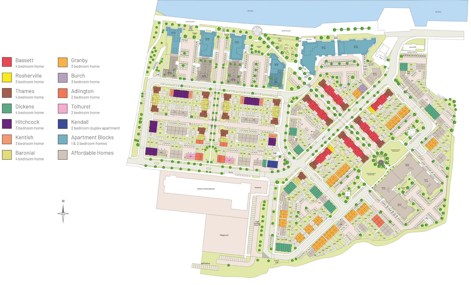 Cable Wharf site plan