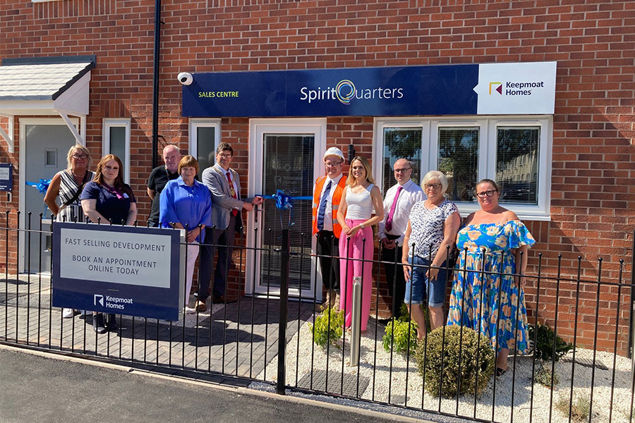 Keepmoat Homes Celebrates Launch of their Fifth Phase at Spirit Quarters with Mayor-Attended Ribbon Cutting Ceremony